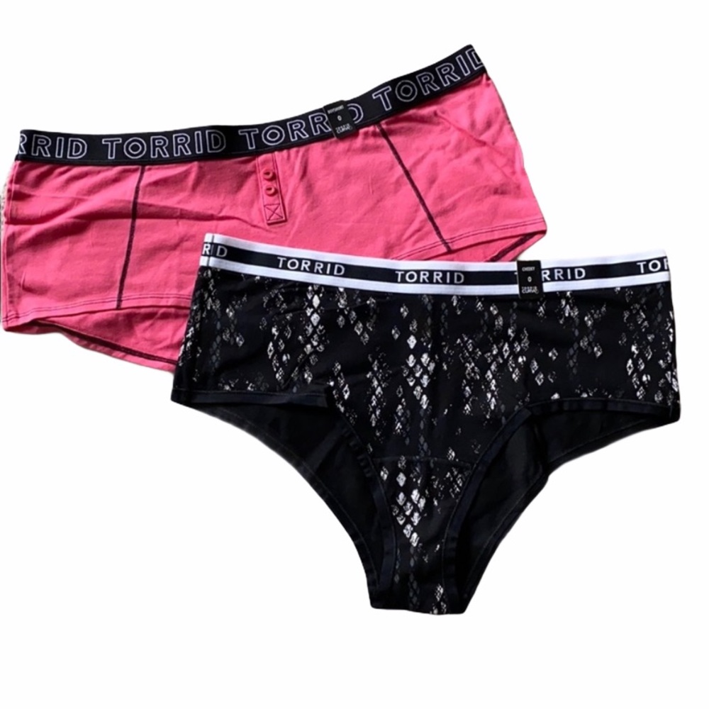 NEW Torrid cheeky/boy short panties size L/12 - Picture 1 of 8